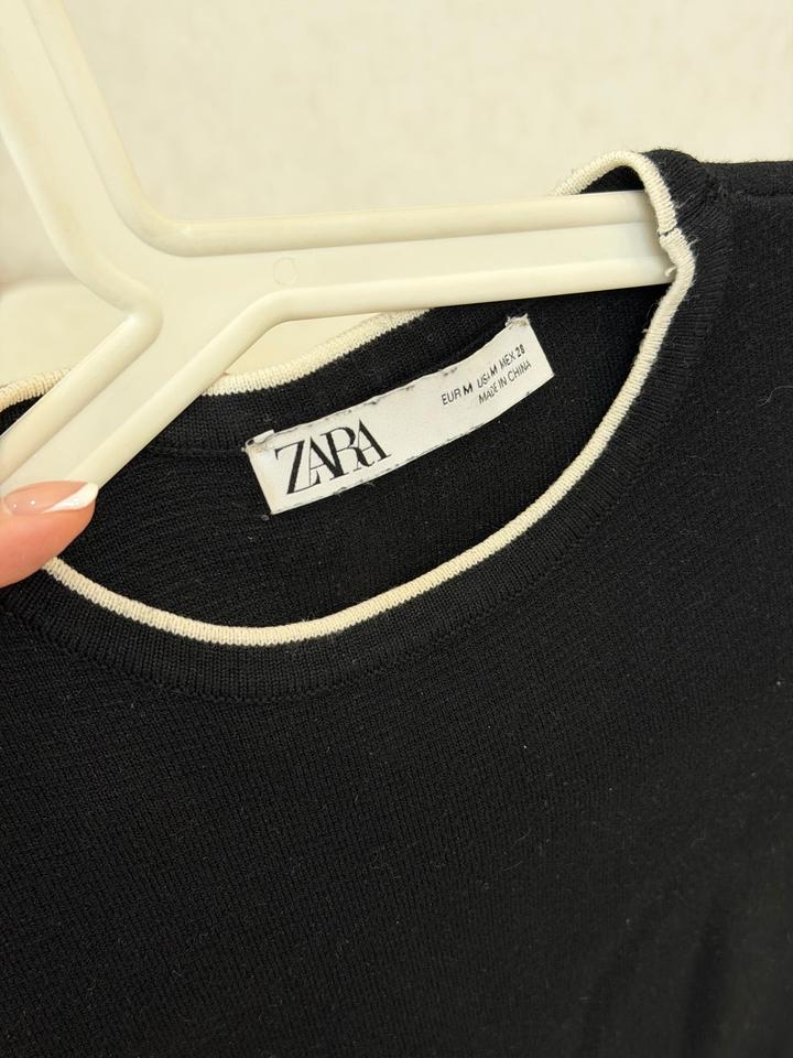 Черное мини платье Zara