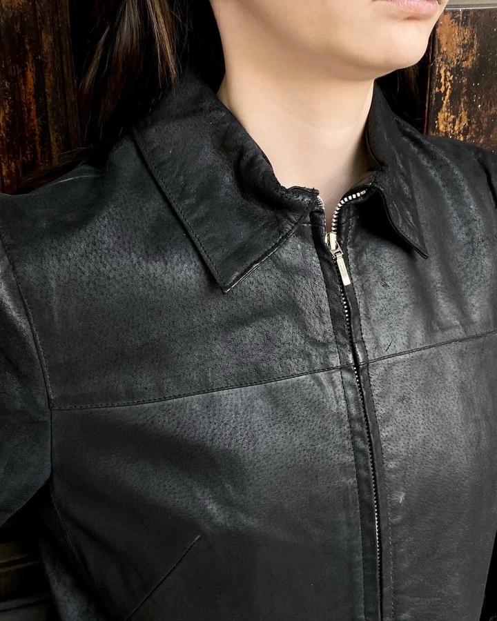 Винтажная замшевая куртка