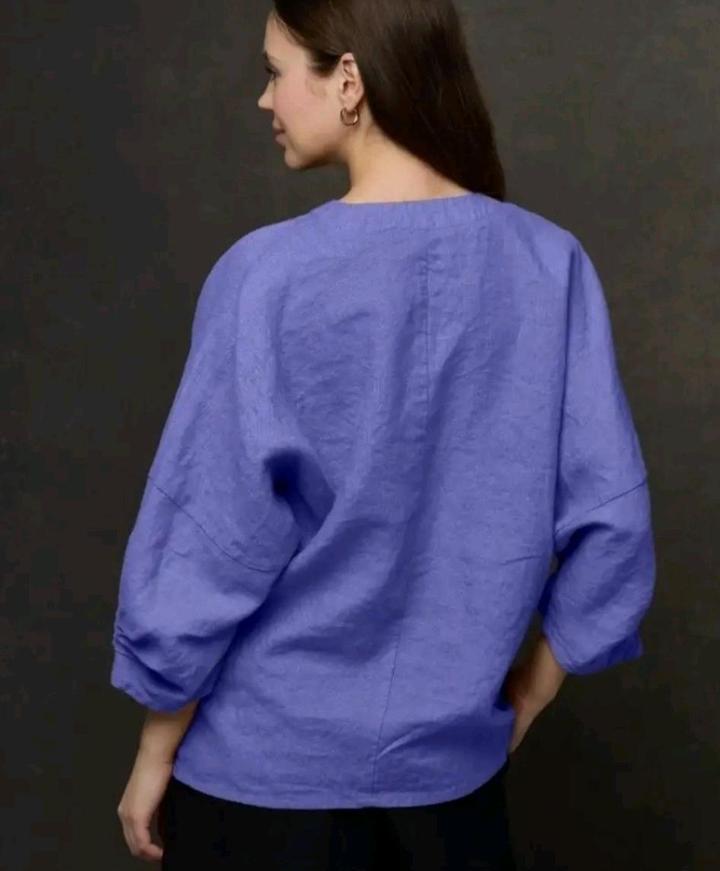 Блуза льняная