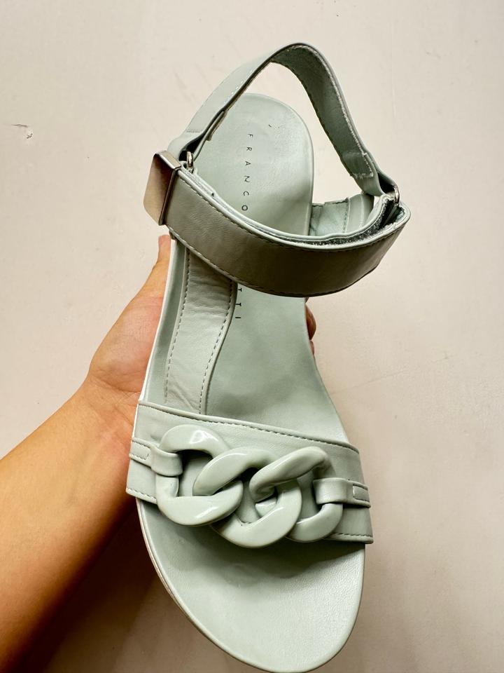 Новые Итальянские Кожаные босоножки