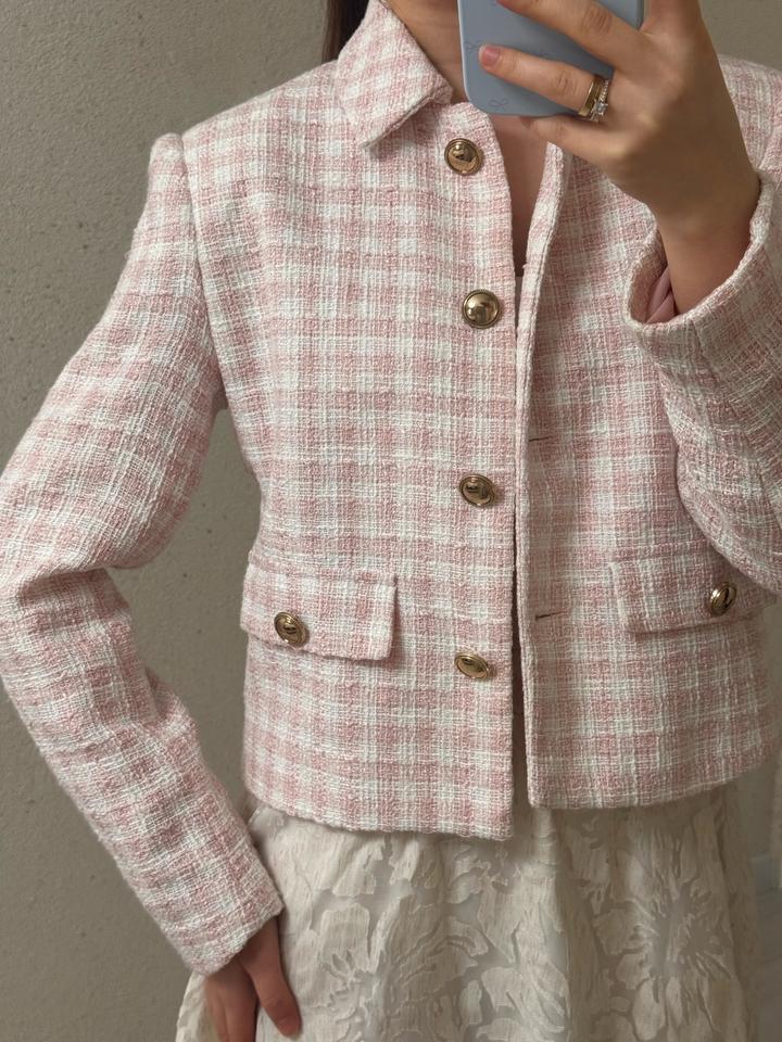 Твидовый пиджак Зара