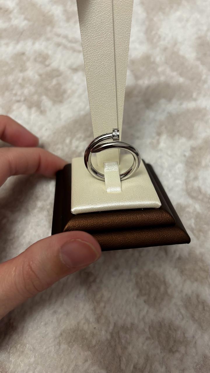 Cartier кольцо из титана размер 18