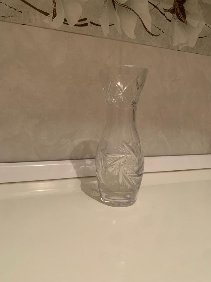 Ваза хрустальная средняя