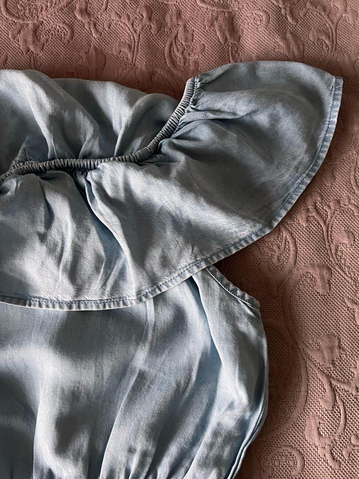 Платье голубое h&m