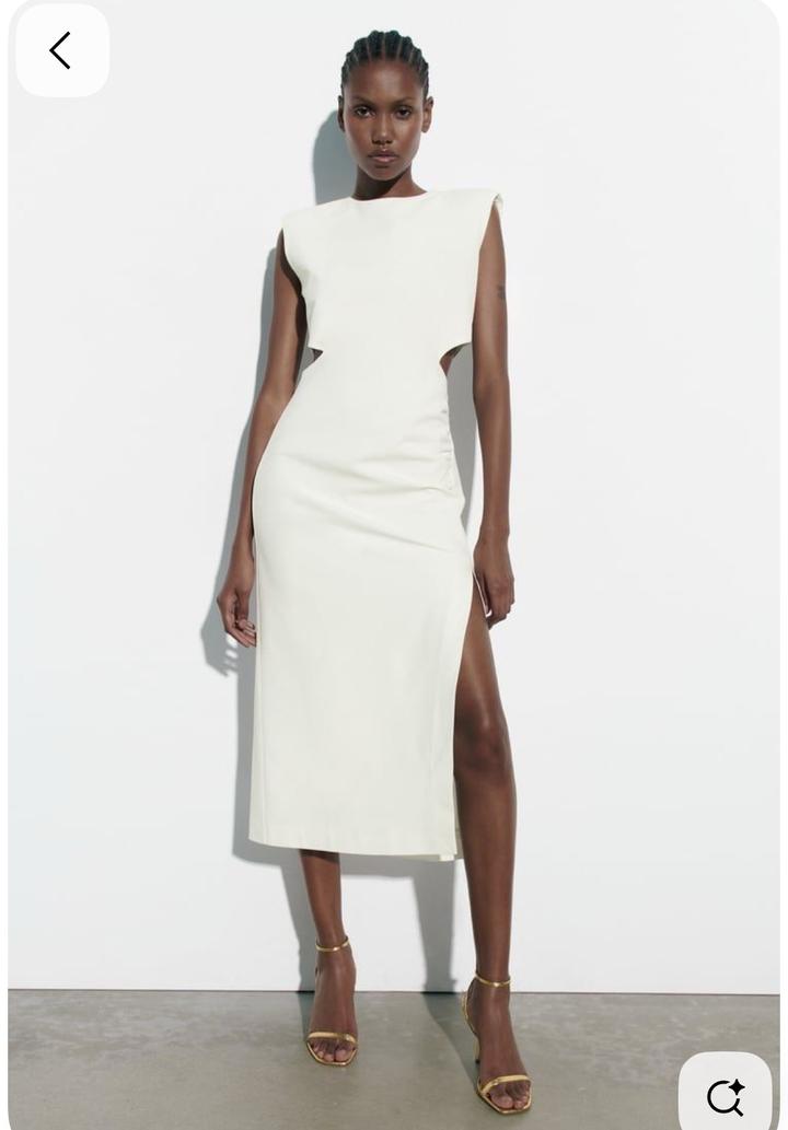 Белое платье Zara