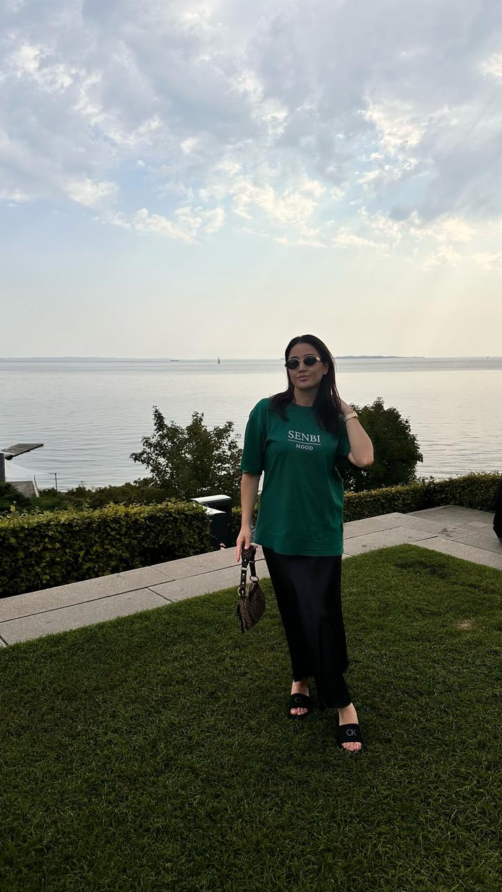 Зеленая футболка QazaqRepublic