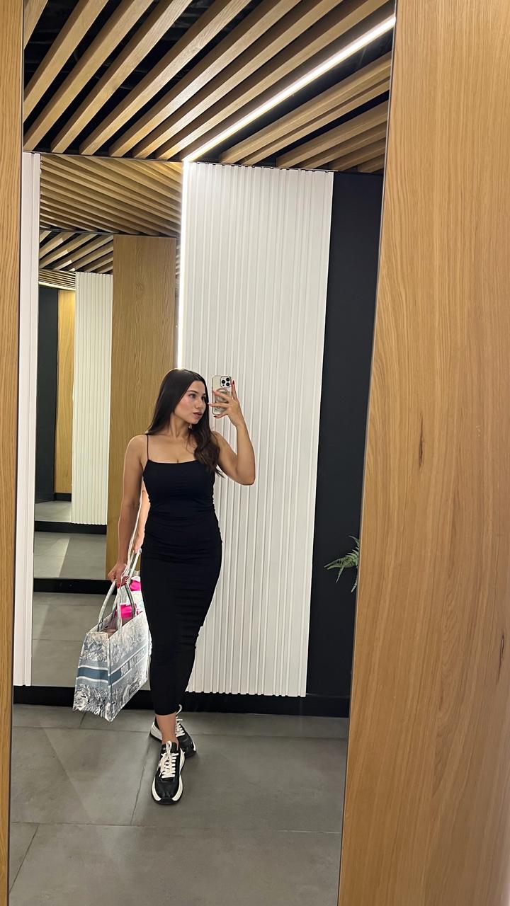 Платье под skims от Zara, размер XS в черном цвете, облегает