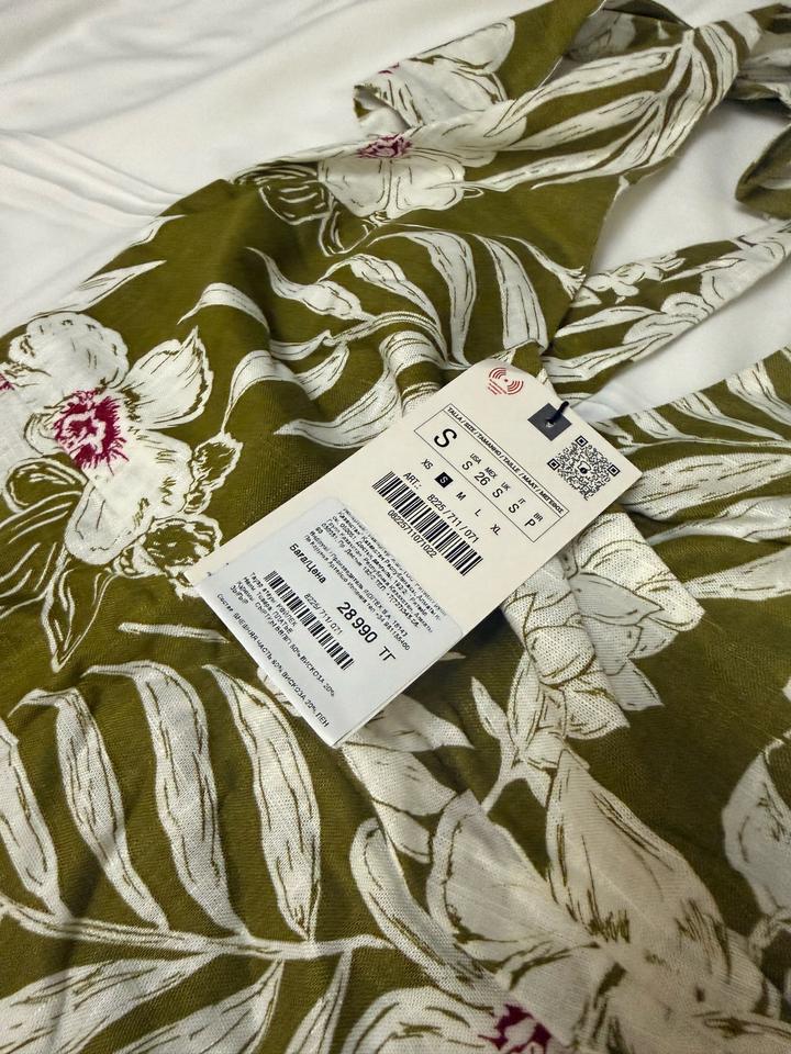 Платье лен Zara