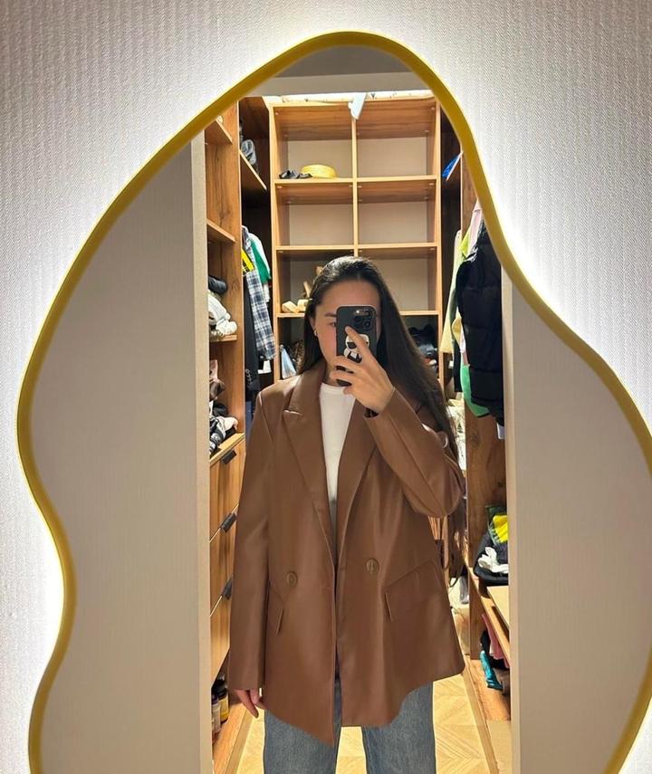 Кожаный пиджак