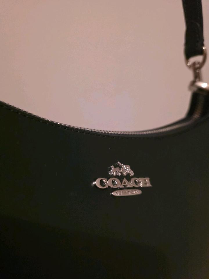 Сумка Coach Teri темно зелёная