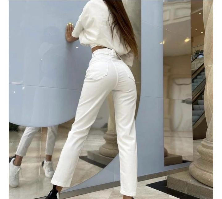 Белые джинсы/брюки