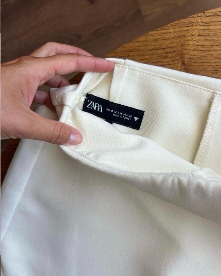 Белые юбка-шорты Zara