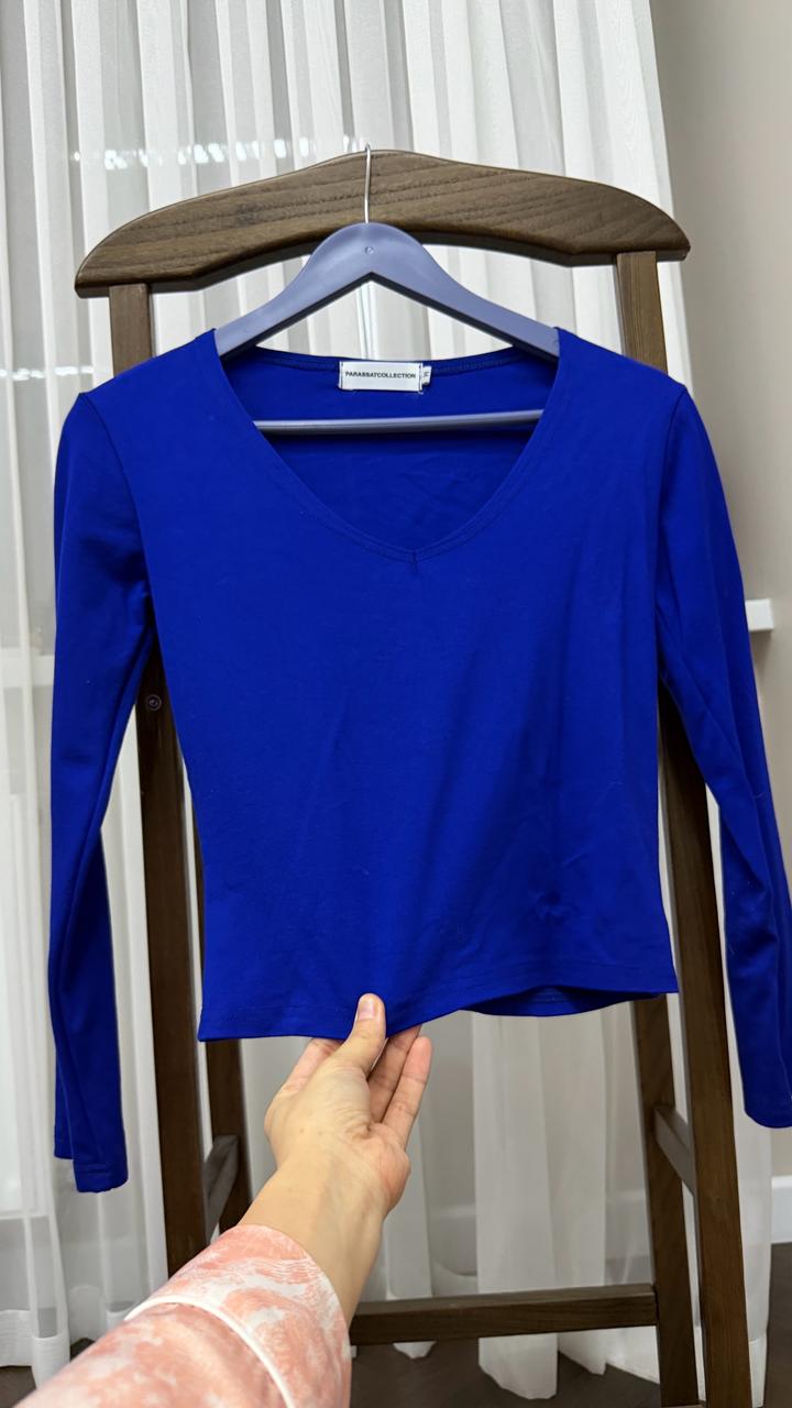 Синяя кофточка Parassat Collection женская, размер XS-S