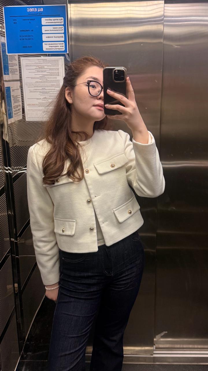 Жакет твидовый Zara