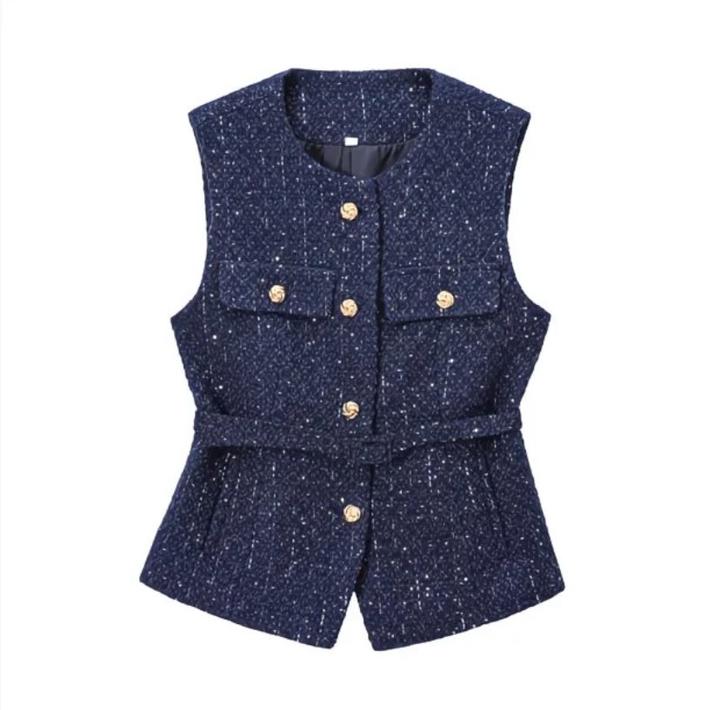 Твидовая жилетка