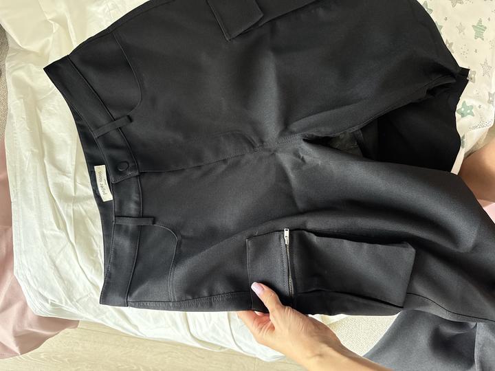 Карго штаны черные - Papermoon