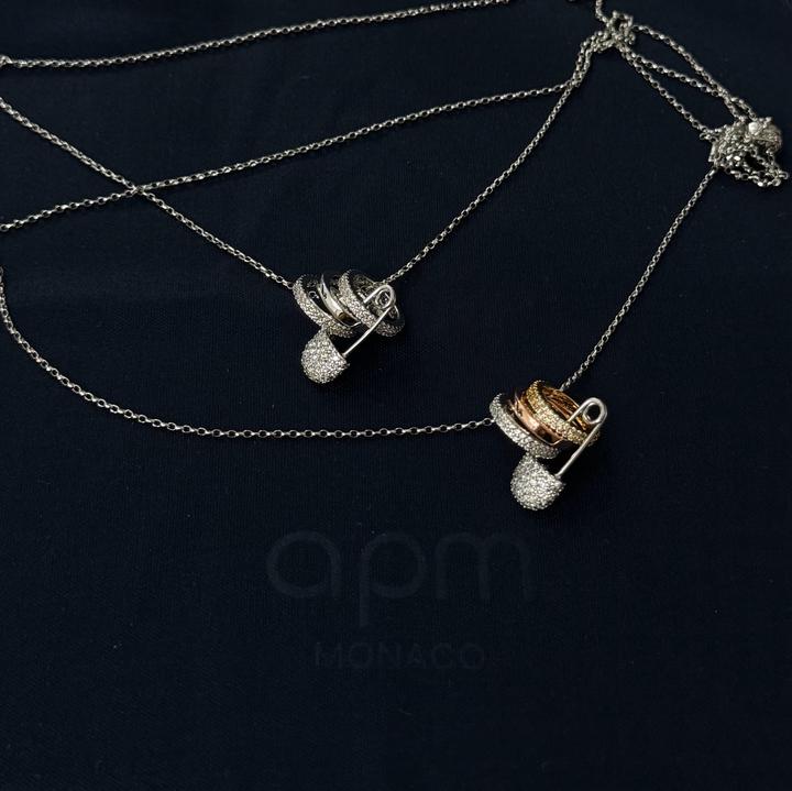 Колье серебро Apm monaco