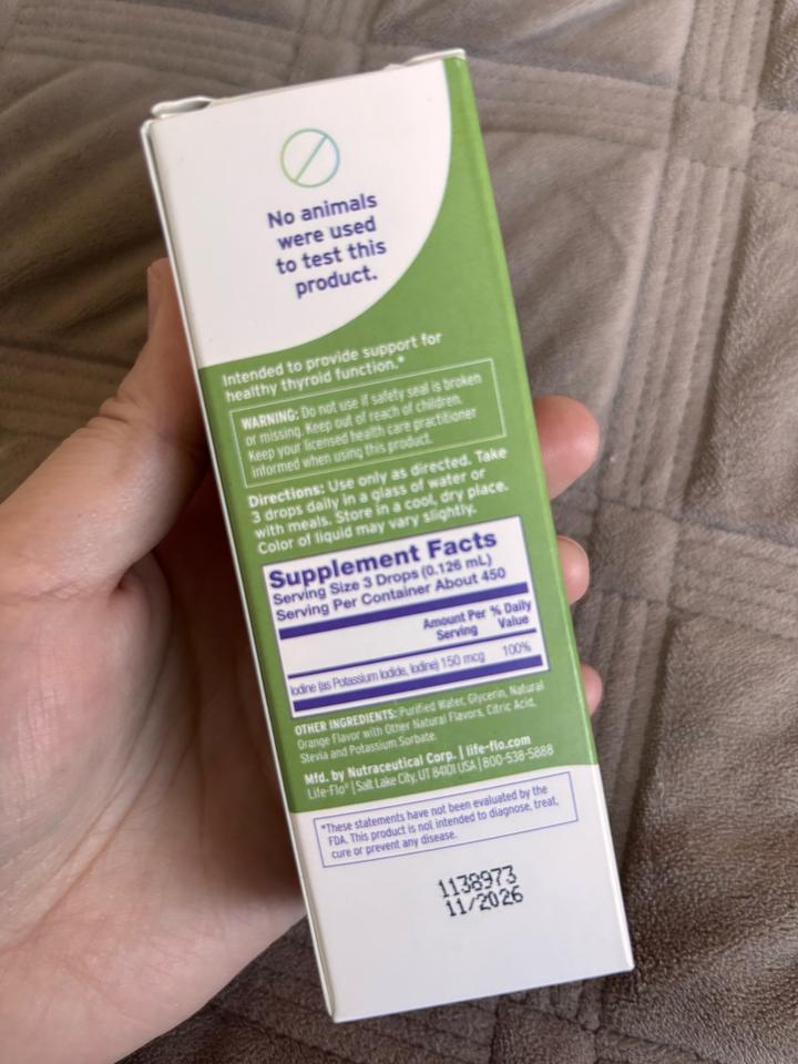 Жидкий йод айхерб iherb