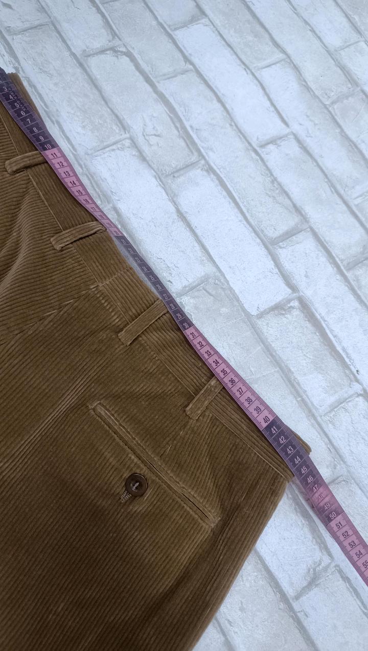 Мужские вельветовые коричневые брюки