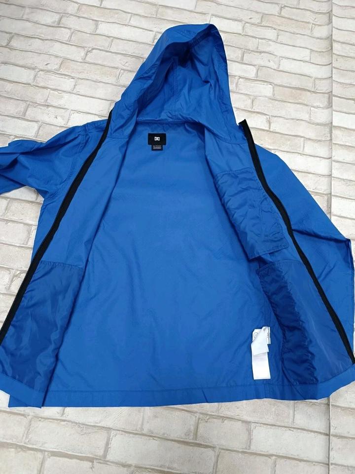 Мужская ветровка нейлон спорт синяя