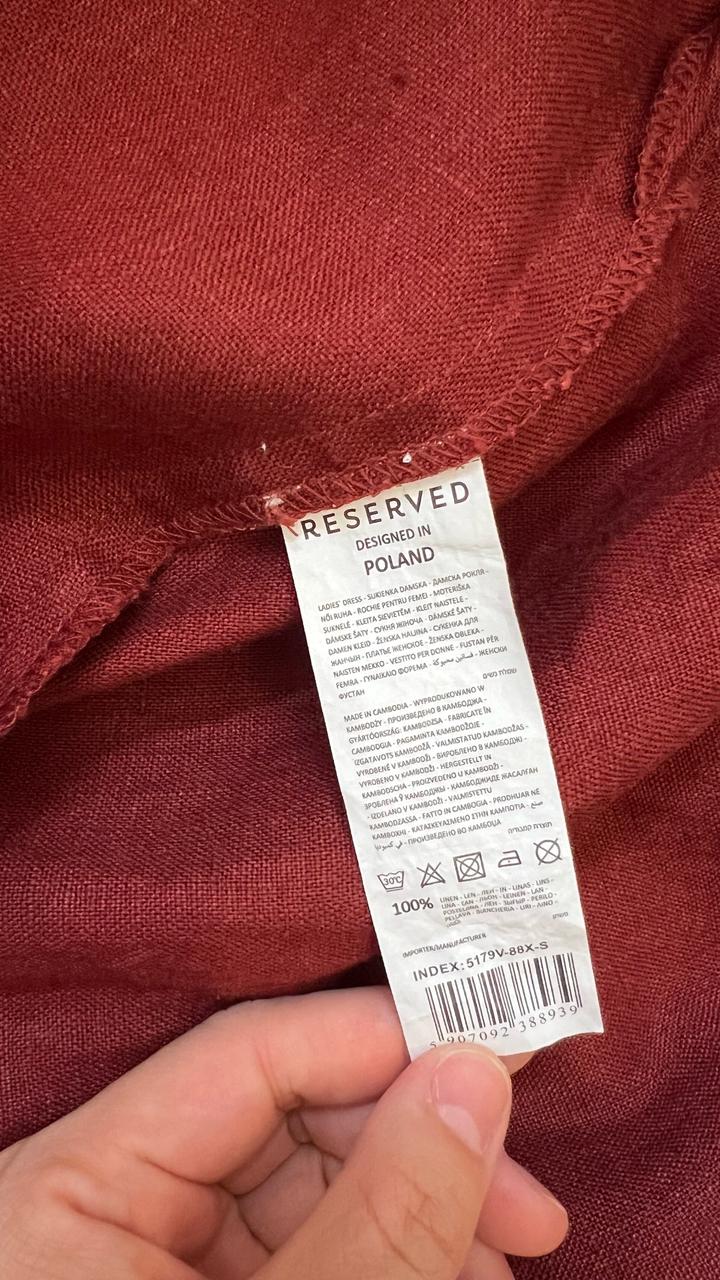 Платье льяное RESERVED