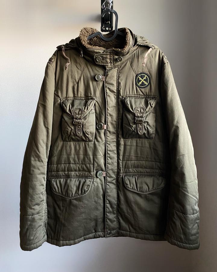 Uniqlo archive gasmask jacket/японская архивная куртка с карманами газмаск