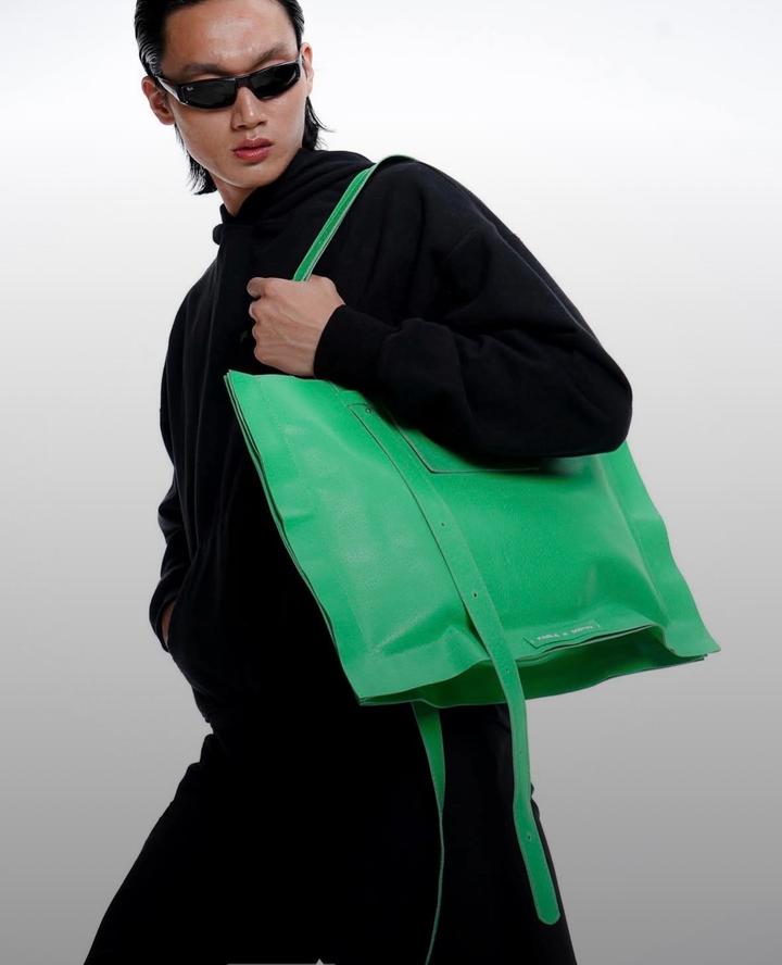 Шопер из кожи