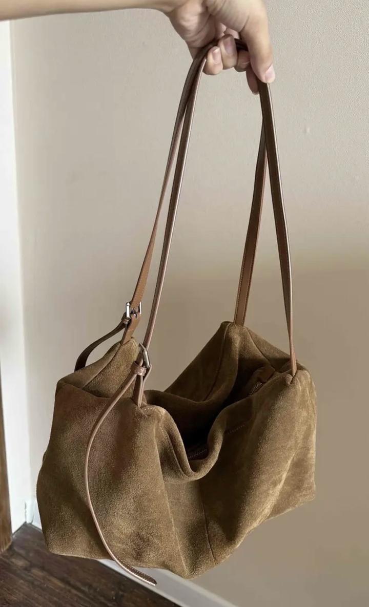 Сумка замшевая