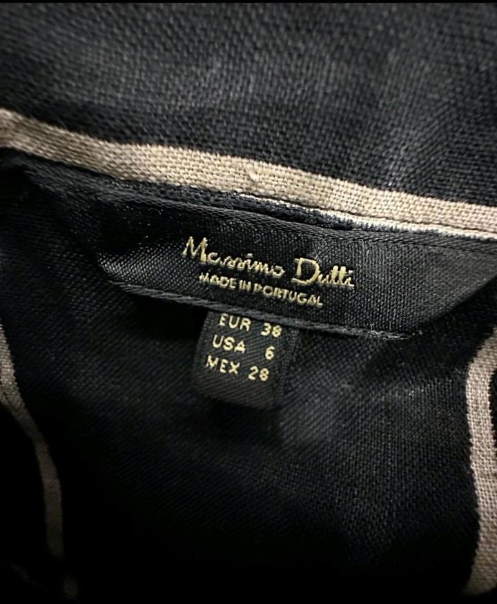 Платье из льна от Massimo dutti