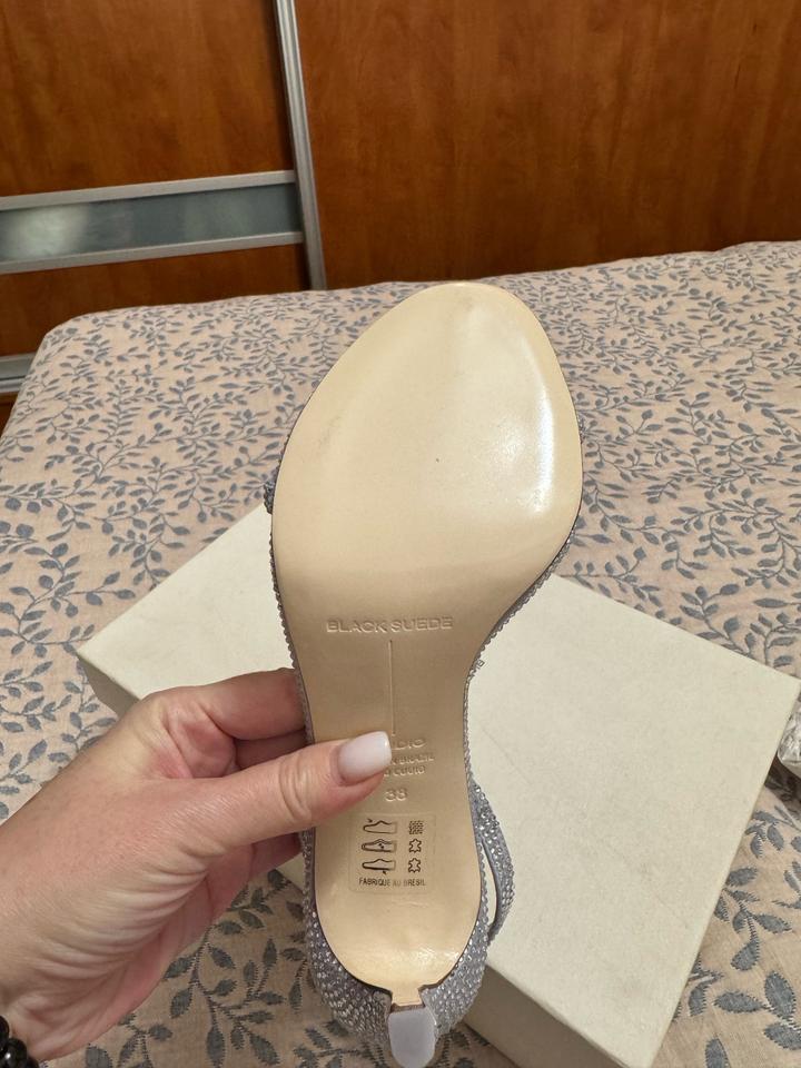 Вечерние босоножки, стразы