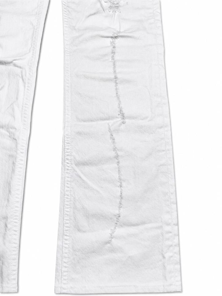 Dolce & Gabanna white distressed jeans