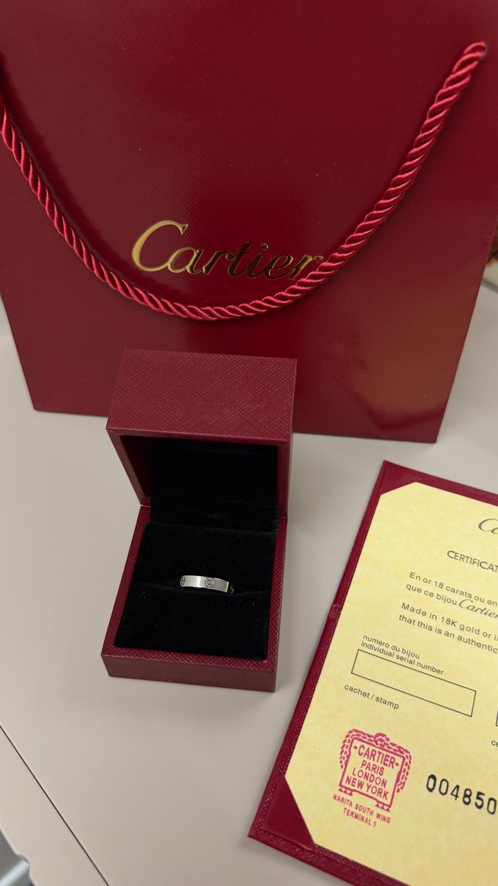 Кольцо Cartier люкс 1:1 в полной комплектации материал сталь
