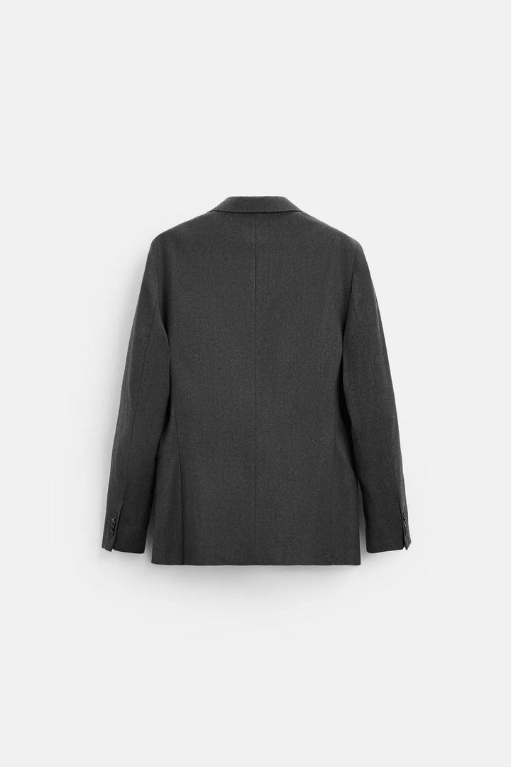 Новый шерстяной пиджак Zara (XL)
