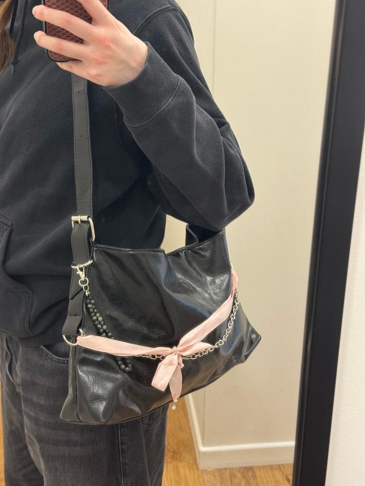 Сумка черная эко-кожа