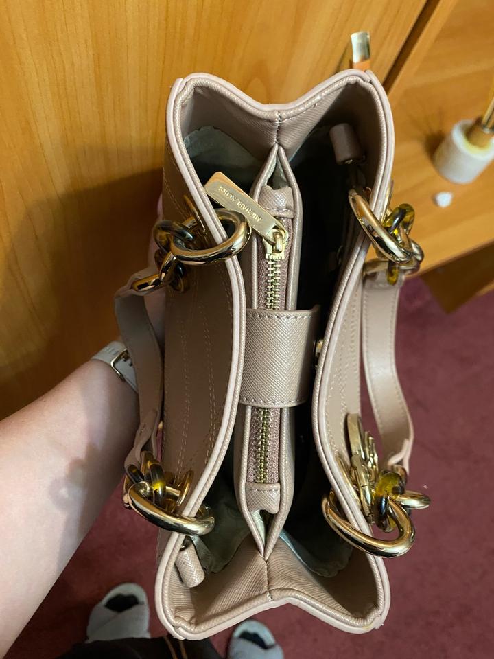 Сумка бежевая пудровая Michael Kors