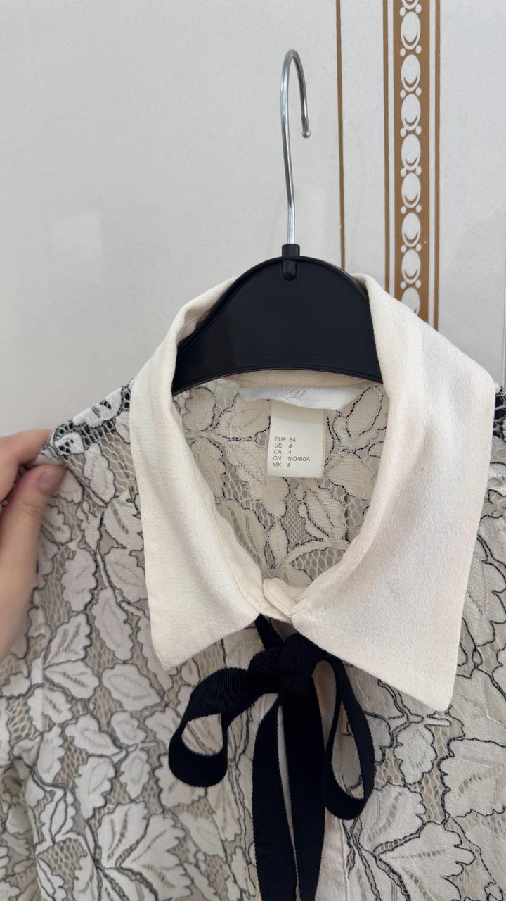 Кружевная рубашка H&M