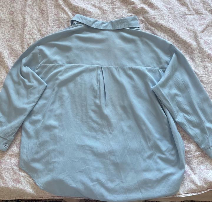 Рубашка синяя