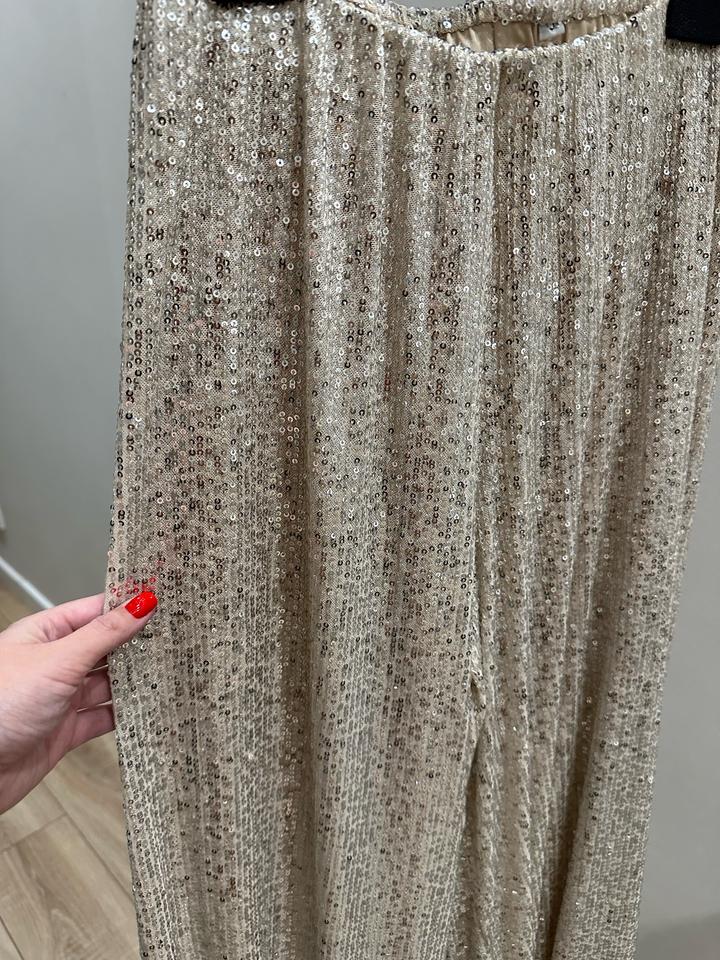 Брюки с пайетками