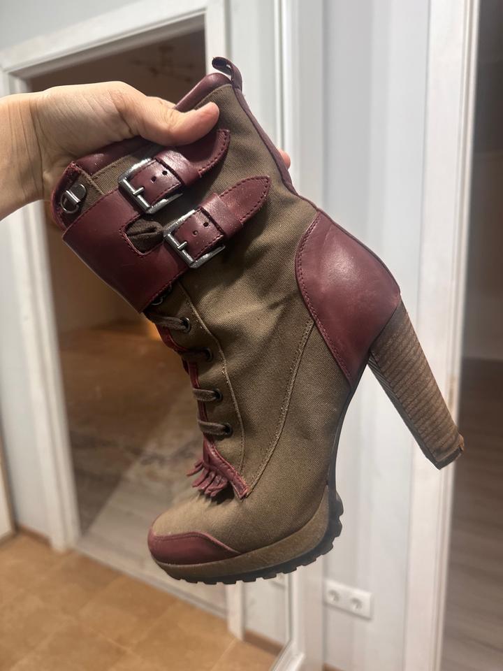 Ботильоны кожаные итальянские