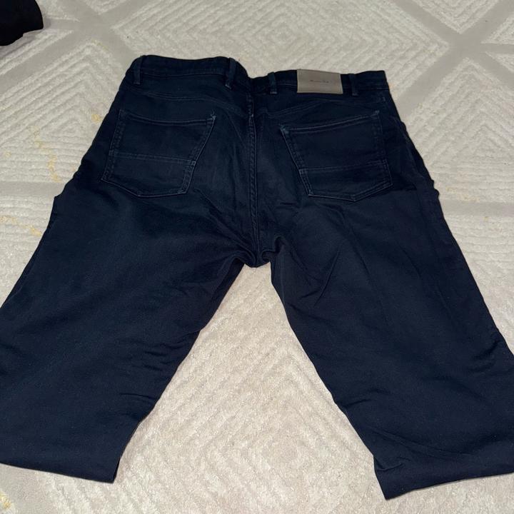 темно синие джинсы massimo dutti