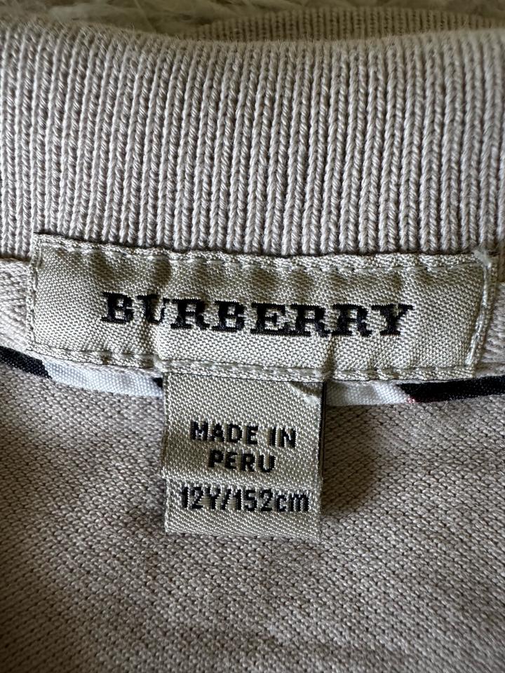 Классическое платье-поло Burberry для девочки (Оригинал)