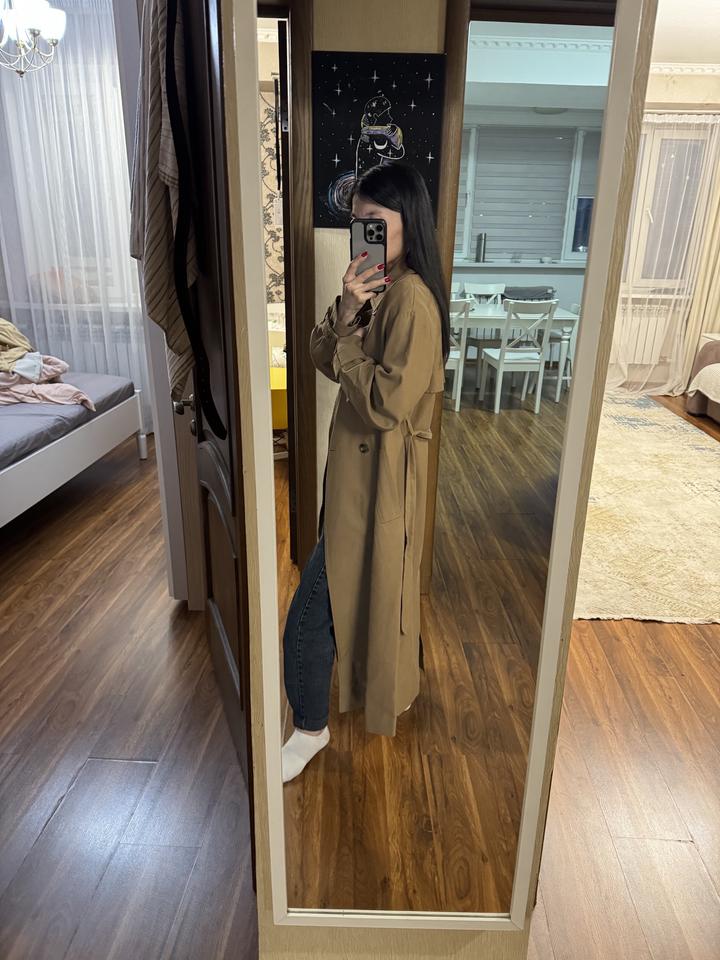 Тренч Mango длины миди