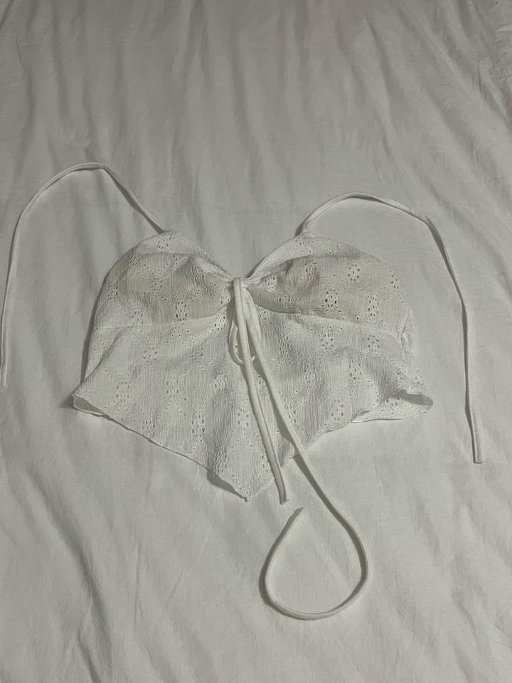 Летний топ с подкладкой в груди