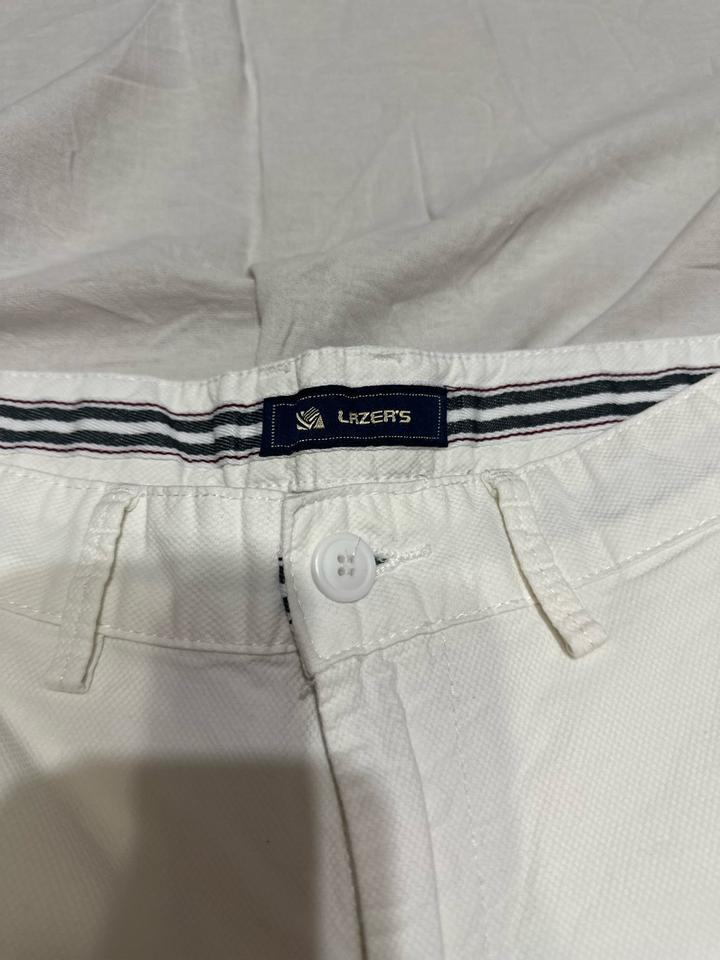 Шорты Lazer’s в белом цвете 🤍