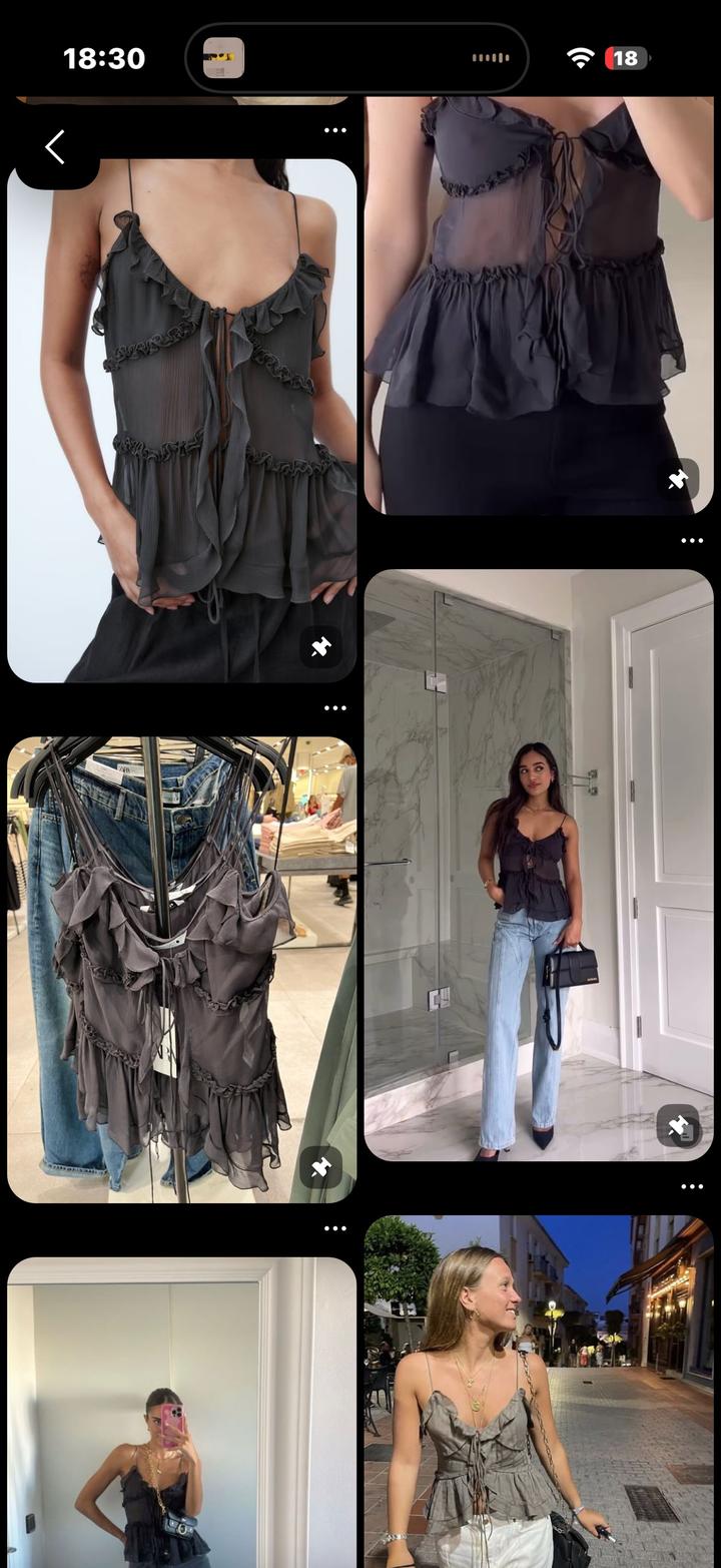 топ из pinterest zara