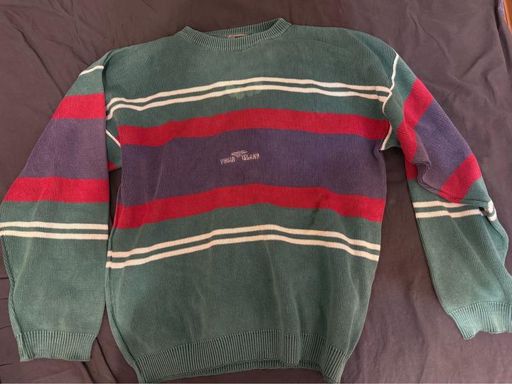 свитшот винтажный virgin island