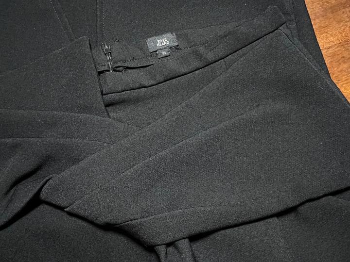 Новая юбка размер между 44 и 46 талия 67-69 см чёрная офисная карандаш футляр