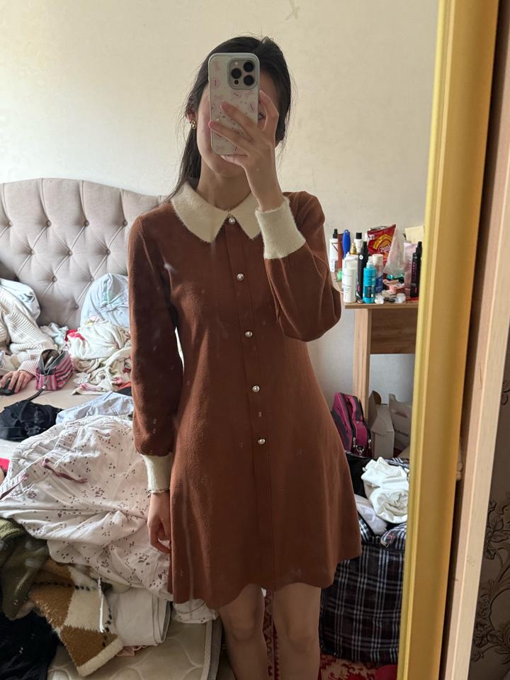 Очень нежное Платье на весну из трикотажа