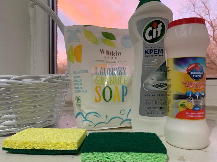 Детский Порошок 1 кг Winkin Care Cif (750 ml) 2 шт. чистящие средства