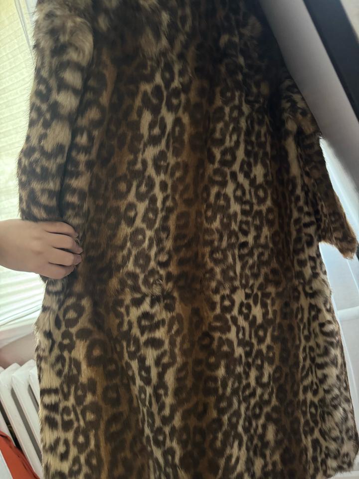 Шуба леопард